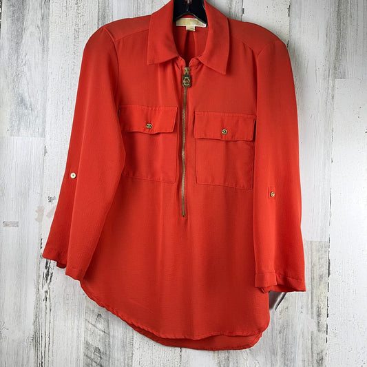 Blouse 3/4 Sleeve By Michael By Michael Kors  Size: S