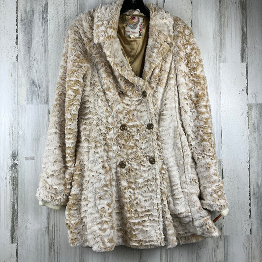 Coat Faux Fur & Sherpa By Free People  Size: S