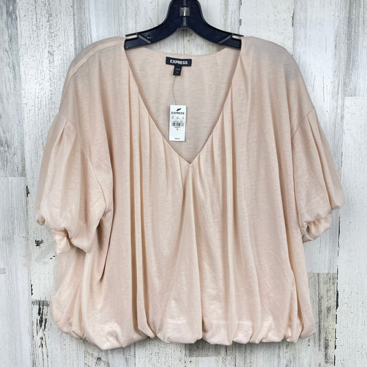 Blouse Short Sleeve By Express  Size: Xl