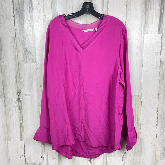 Blouse Long Sleeve By Soft Surroundings  Size: 2x