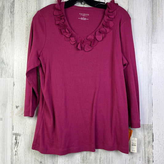 Top 3/4 Sleeve By Talbots O  Size: Xl