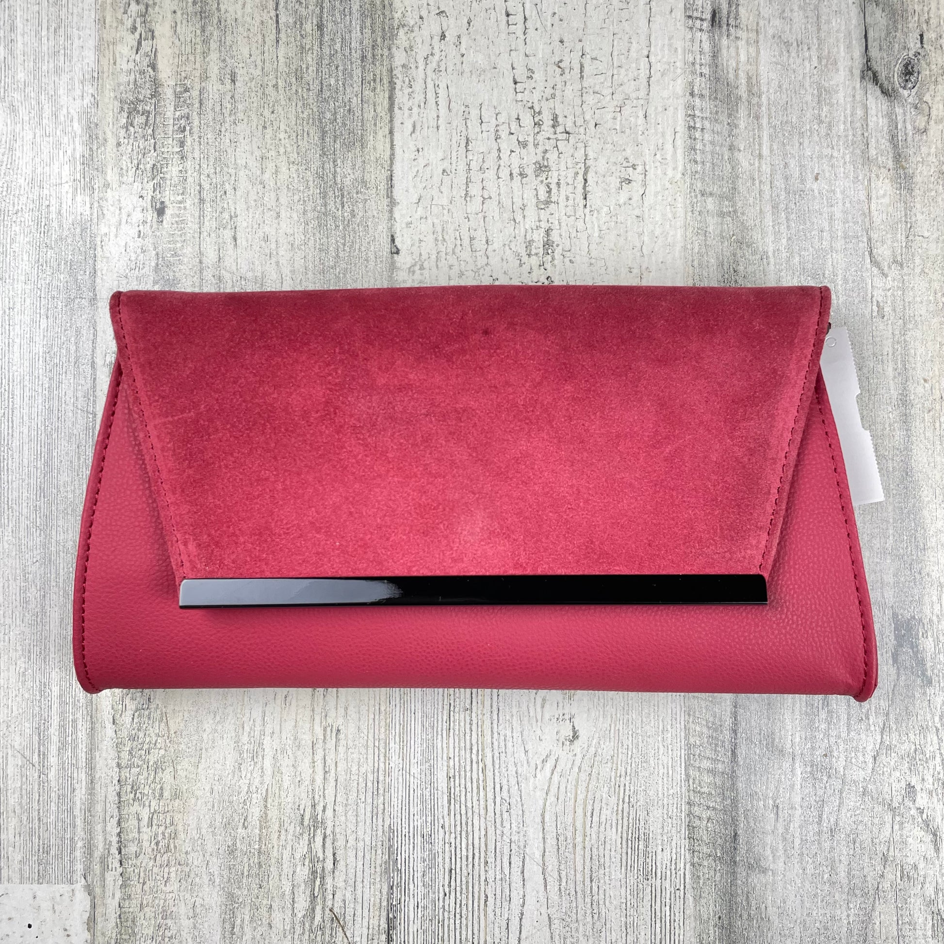 Leather clutch bag White House  Black Market Pink in Leather