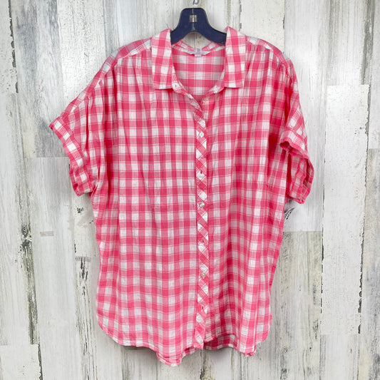 Blouse Short Sleeve By Time And Tru  Size: Xxl