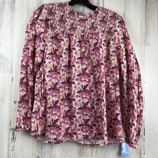 Blouse Long Sleeve By J Crew  Size: Xl